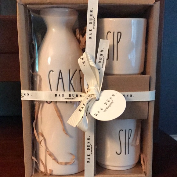 Rae Dunn Dining Rae Dunn Sake And Sip Set Poshmark